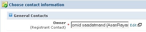 contact information