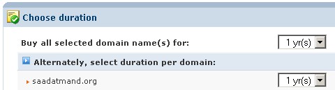 duration